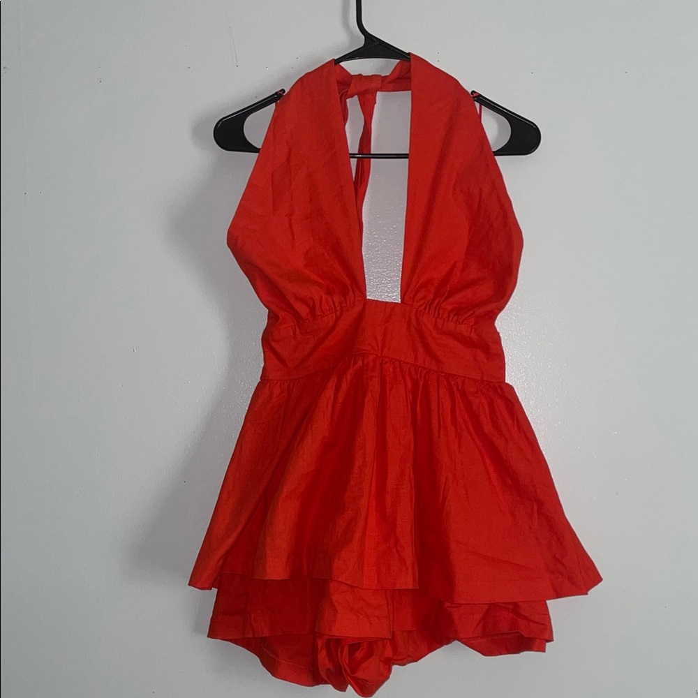Idem Ditto Bold Red Romper